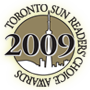 2009 Toronto Sun Reader's Choice Award