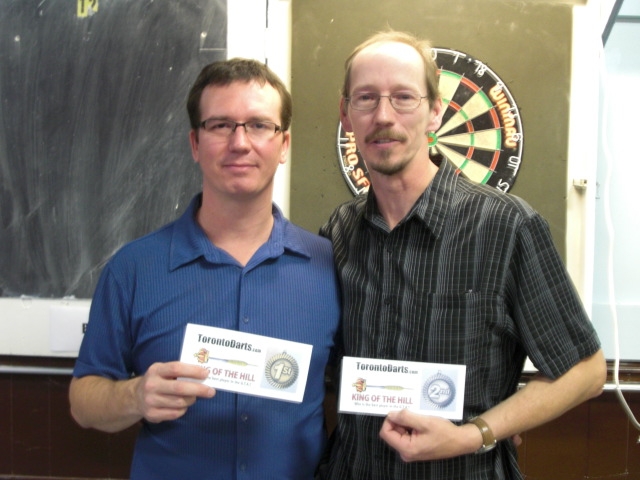TorontoDarts.com King of the Hill 3 Shawn Brenneman with Andre Carman